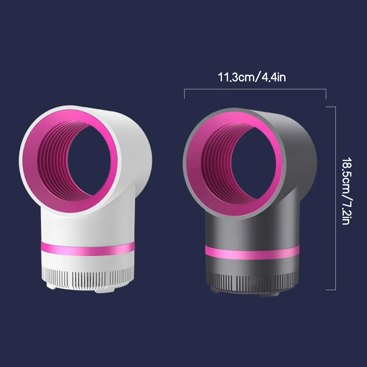 Lampe Anti-Moustiques USB Rechargeable – Piège Silencieux Sans Produit Chimique