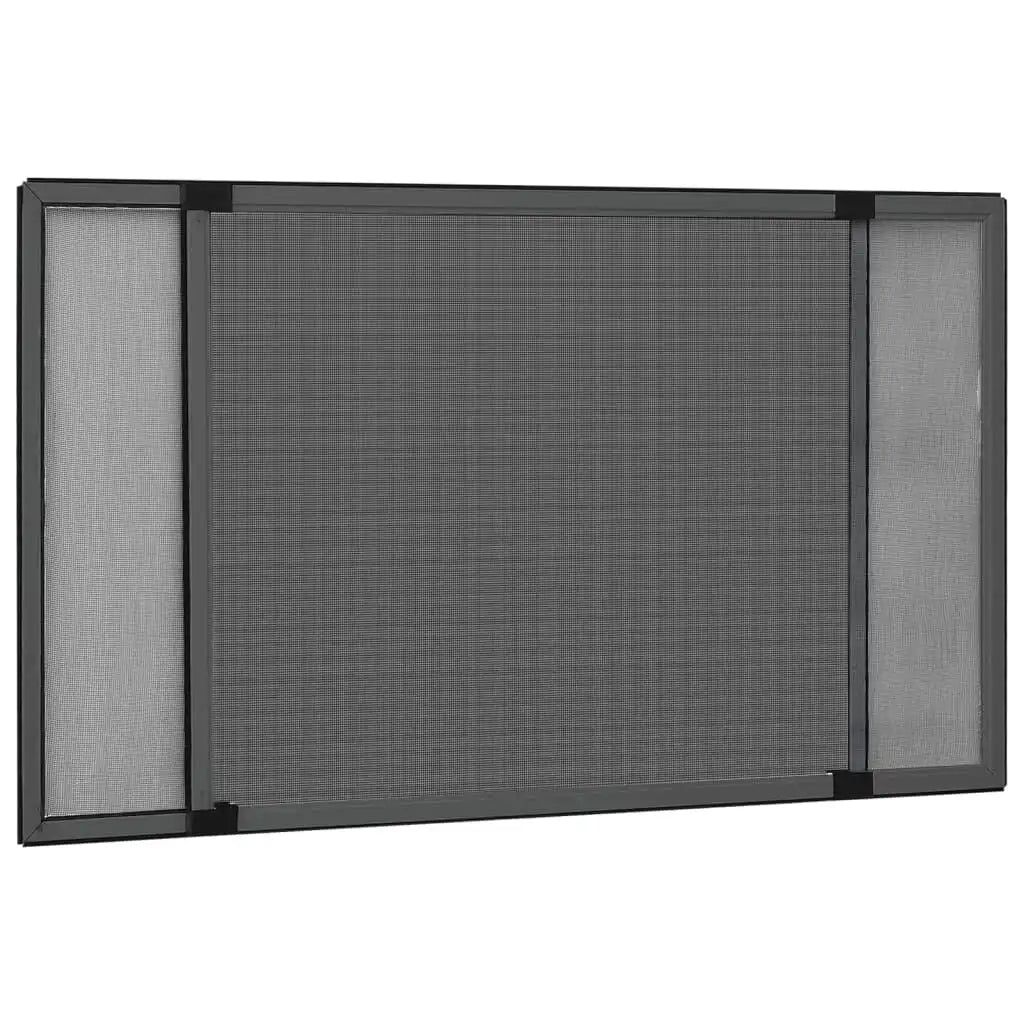 Moustiquaire Extensible pour Fenêtre vidaXL – Cadre Aluminium, (75-143)x50 cm, Sans Perçage