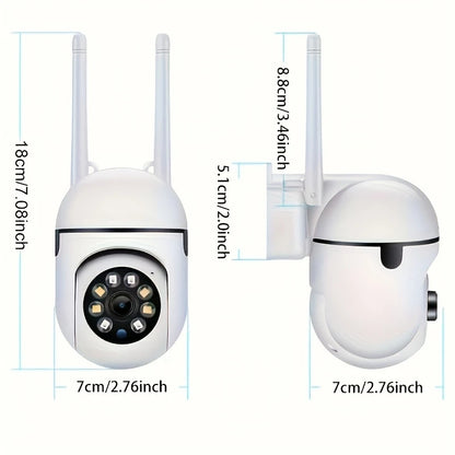 Caméra de Sécurité WiFi 1080P HD BoyKeep – Vision Nocturne Couleur, Audio Bidirectionnel, Rotation 360°