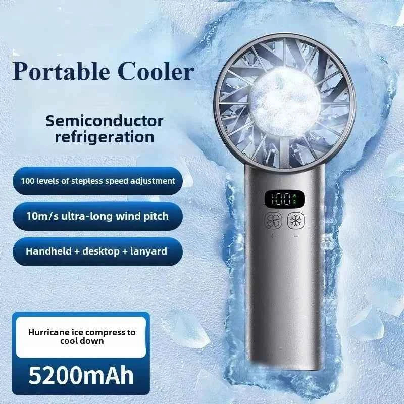 Ventilateur Tour de Cou USB 8000mAh – Sans Lames, Rechargeable, 100 Vitesses