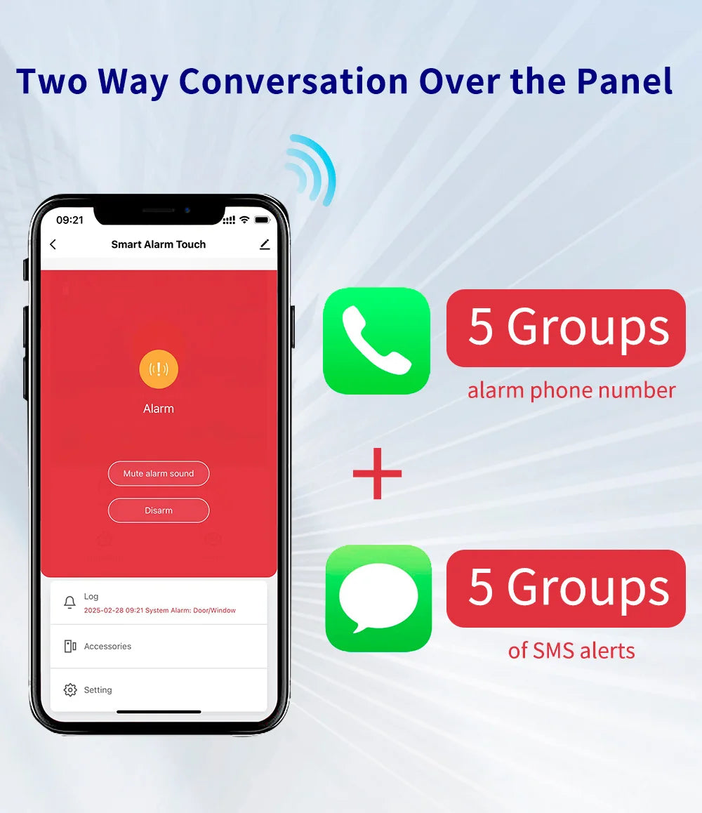 Alarme Maison KERUI G70 – Écran Tactile 7" IPS, 4G/WiFi/GSM, Compatible Tuya, Alexa & Google Home
