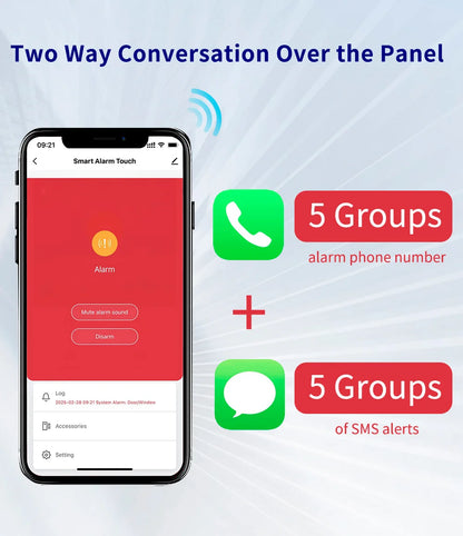 Alarme Maison KERUI G70 – Écran Tactile 7" IPS, 4G/WiFi/GSM, Compatible Tuya, Alexa & Google Home