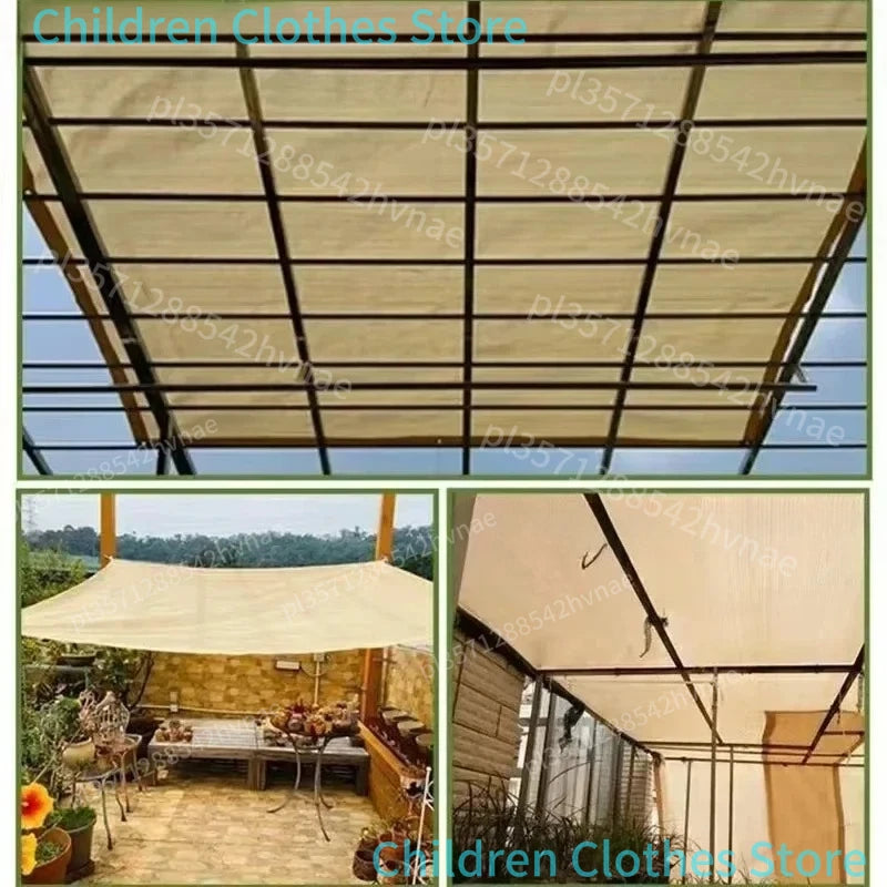 Toile d'Ombrage HDPE 90% - Protection UV Jardin Pergola Piscine - Noir - Tailles Multiples