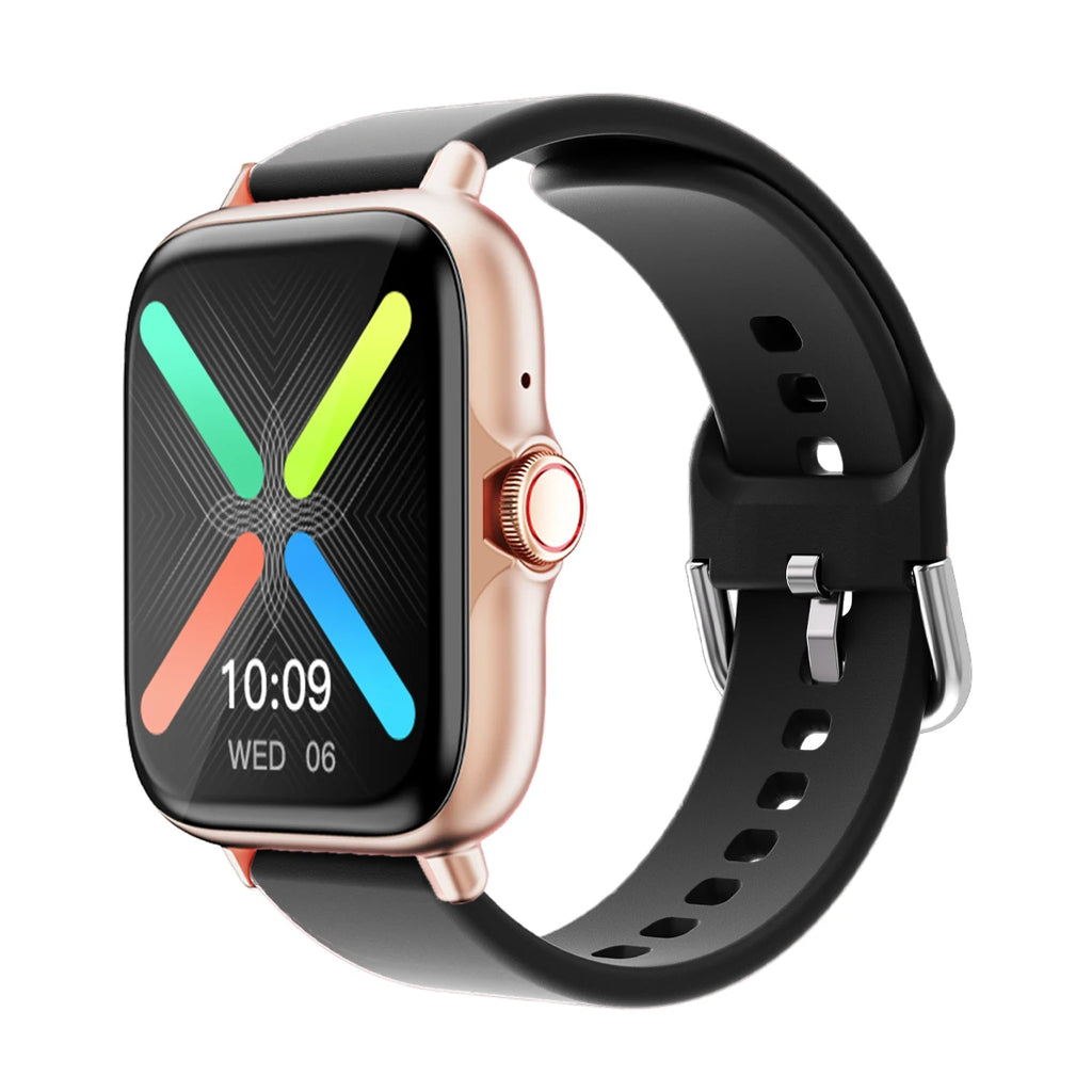 Montre connectée étanche de 1,83 pouce avec réponse aux messages et aux appels, suivi du sommeil, podomètre, notifications et fonctionnalités sportives. Compatible iPhone et Android. 