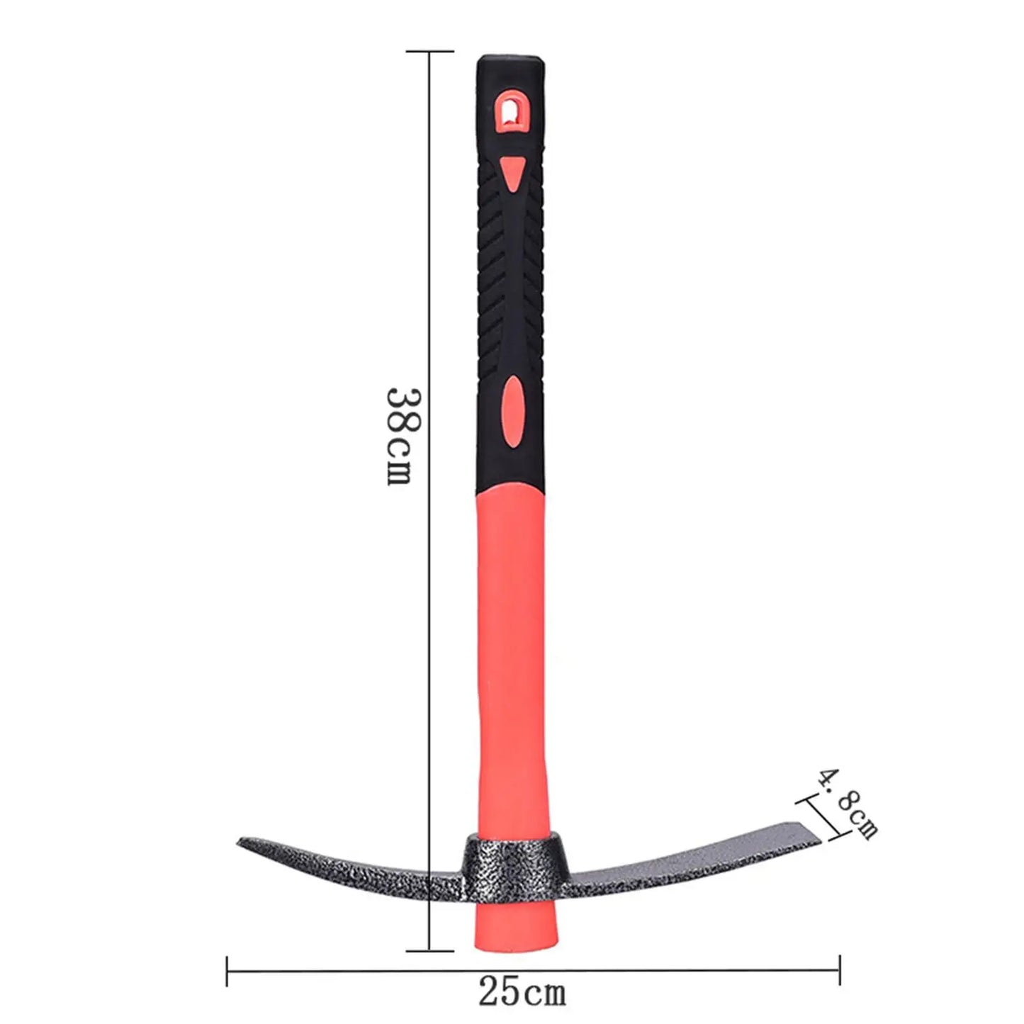 Houe de Jardinage Double Tête en Acier Carbone – Binage, Désherbage & Ameublissement du Sol (2 Styles)