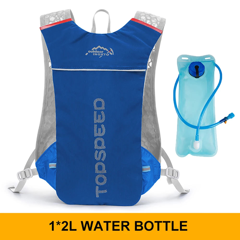 Sac à dos ultraléger 5L pour la course en pleine nature, gilet d'hydratation pour le jogging, respirant, idéal pour le marathon, le vélo et le fitness. 