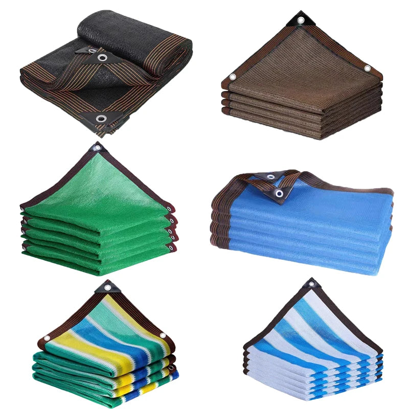 Filet d’ombrage HDPE 12 broches anti-UV – 80-95% ombrage | Jardin, Balcon, Piscine, Serre