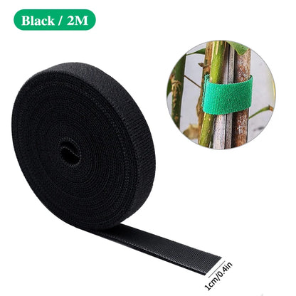 Attaches de jardin en nylon auto-agrippantes – Douces & Réutilisables | 2M à 40M, 7 couleurs