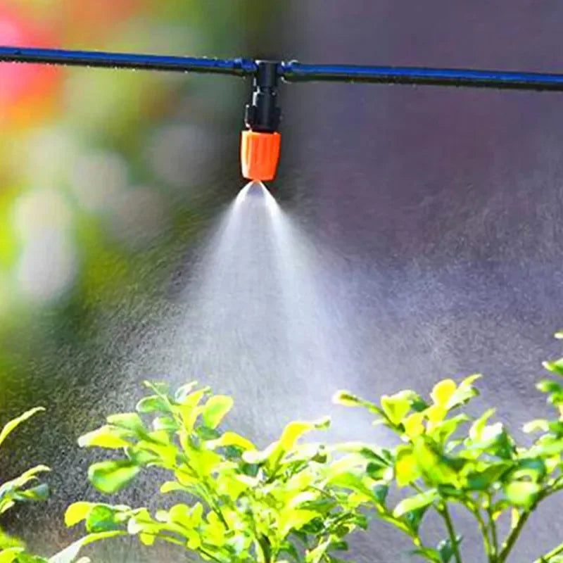 Kit de Brumisation et Irrigation par Aspersion – Tuyau PE 4/7mm, 5m à 20m, Arrosage Automatique Jardin