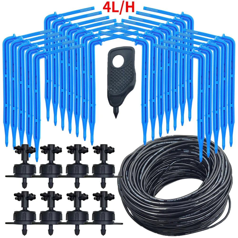 Kit d’Irrigation Goutte-à-Goutte 2 ou 4 Voies – Flèches Drip 3/5mm pour Pot, Jardin et Serre