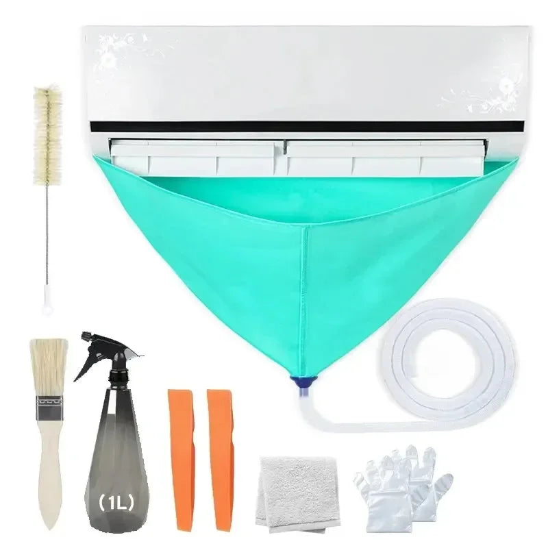 Nettoyage Climatiseur 1/6/8 pièces - Housse Étanche + Tuyau - APPRO-DISTRI