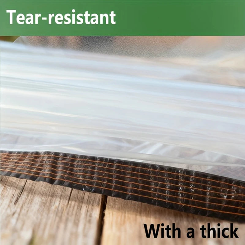 Bâche PVC Transparente Imperméable Jardin - Protection Plantes Balcon Fenêtre