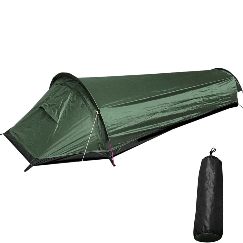 Tente Bivouac Ultra-Légère 1 Personne - Sac de Couchage Intégré 690g - APPRO-DISTRI