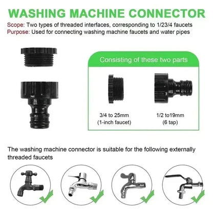 Tuyau d'Arrosage Extensible avec Pistolet Haute Pression 7 Modes