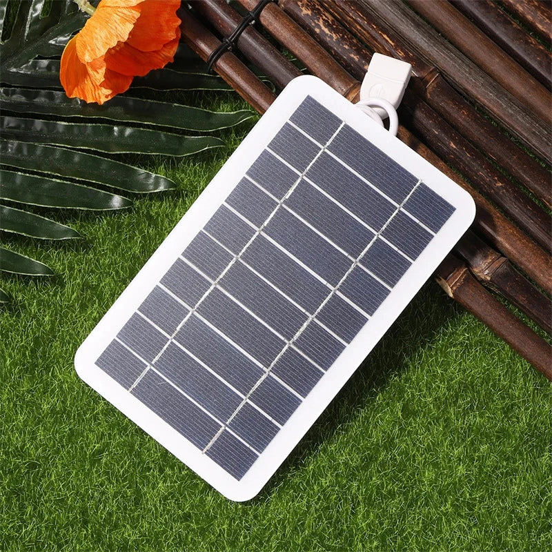Panneau Solaire Portable USB 2W/5W - Chargeur Étanche Randonnée & Camping