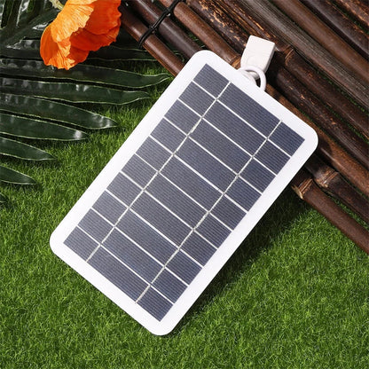 Panneau Solaire Portable USB 2W/5W - Chargeur Étanche Randonnée & Camping
