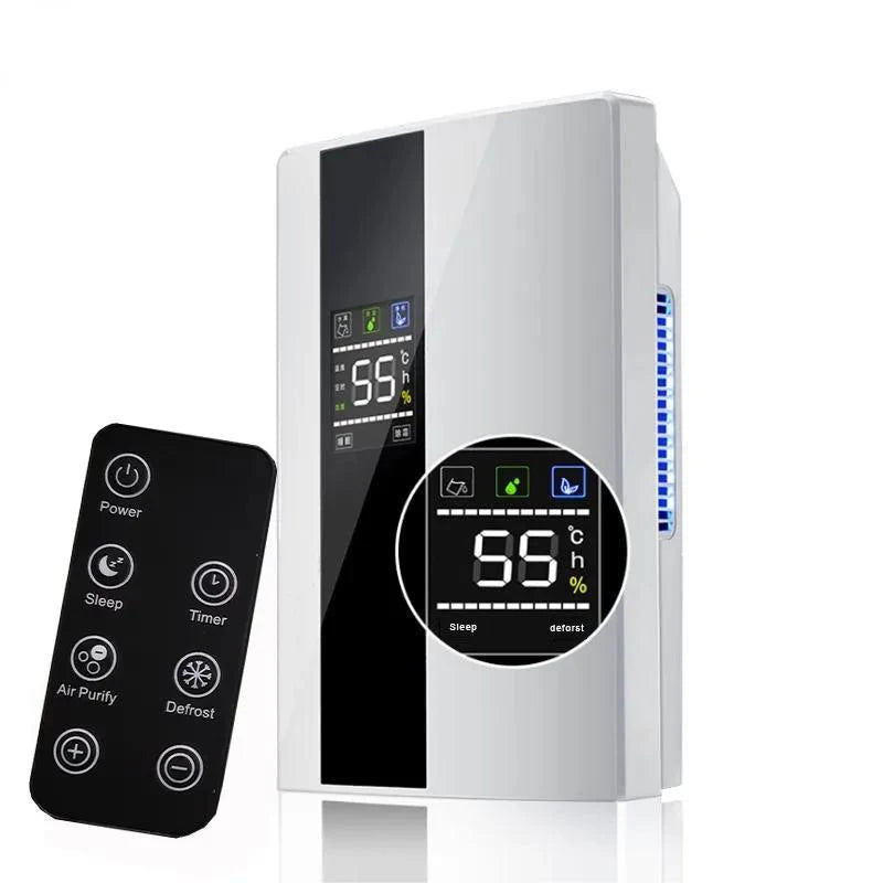 Déshumidificateur Purificateur 2-en-1 HEPA H13 Ultra-Silencieux 25dB - Télécommande - APPRO-DISTRI