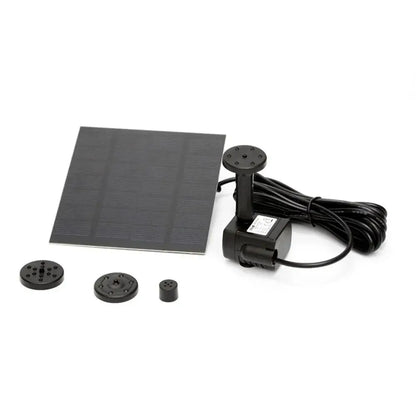 Kit Pompe Fontaine Solaire 1.4W – 11cm, Bassin, Bain d'Oiseaux & Jardin