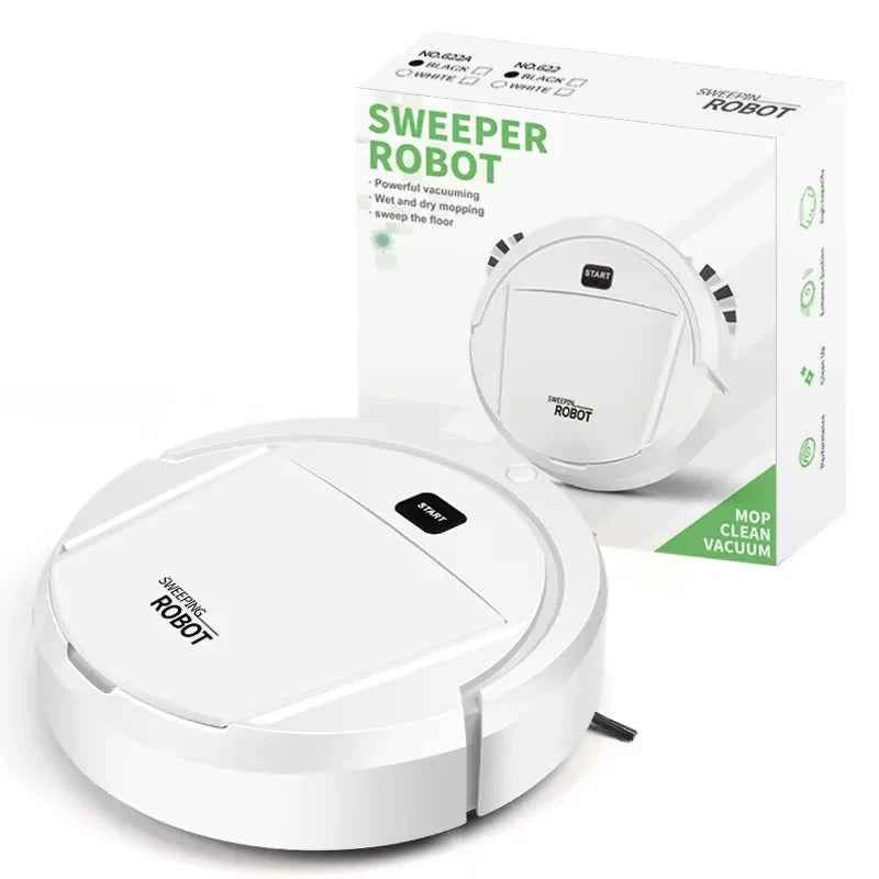 Robot Aspirateur Automatique Intelligent - Nettoyage Sec et Humide Rechargeable pour Maison
