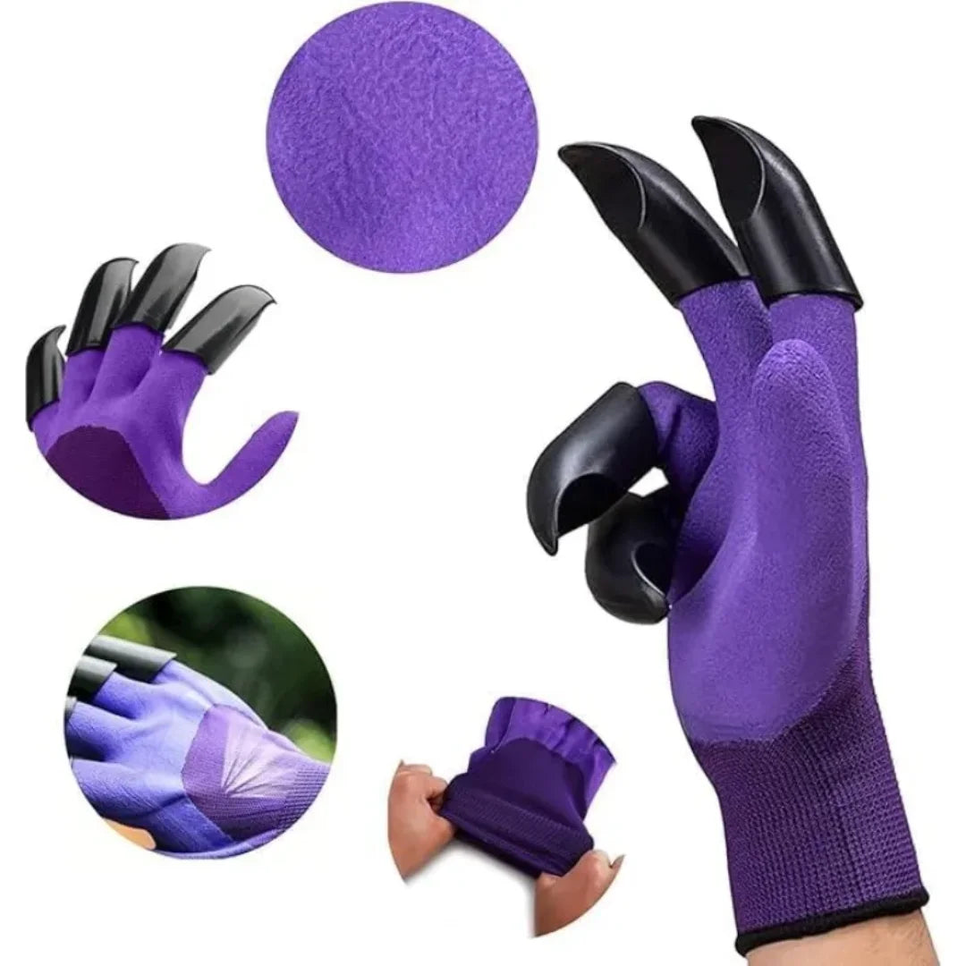 Gants de Jardinage avec Griffes – Anti-Glissement, Respirants, Imperméables – Homme & Femme