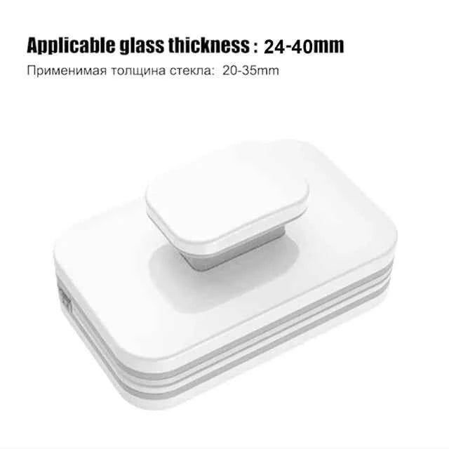 Brosse Lave-Vitre Magnétique Double Face - Raclette Automatique avec Évacuation d'Eau