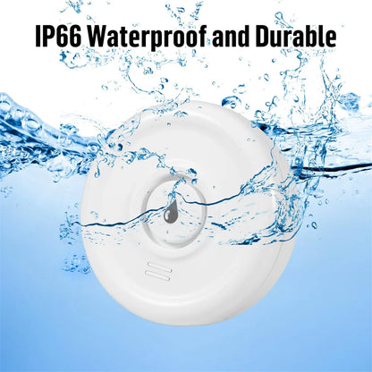 Détecteur de Fuite d'Eau WiFi Fuers – Alarme 100dB, Alerte Smartphone, Compatible Tuya/Smart Life