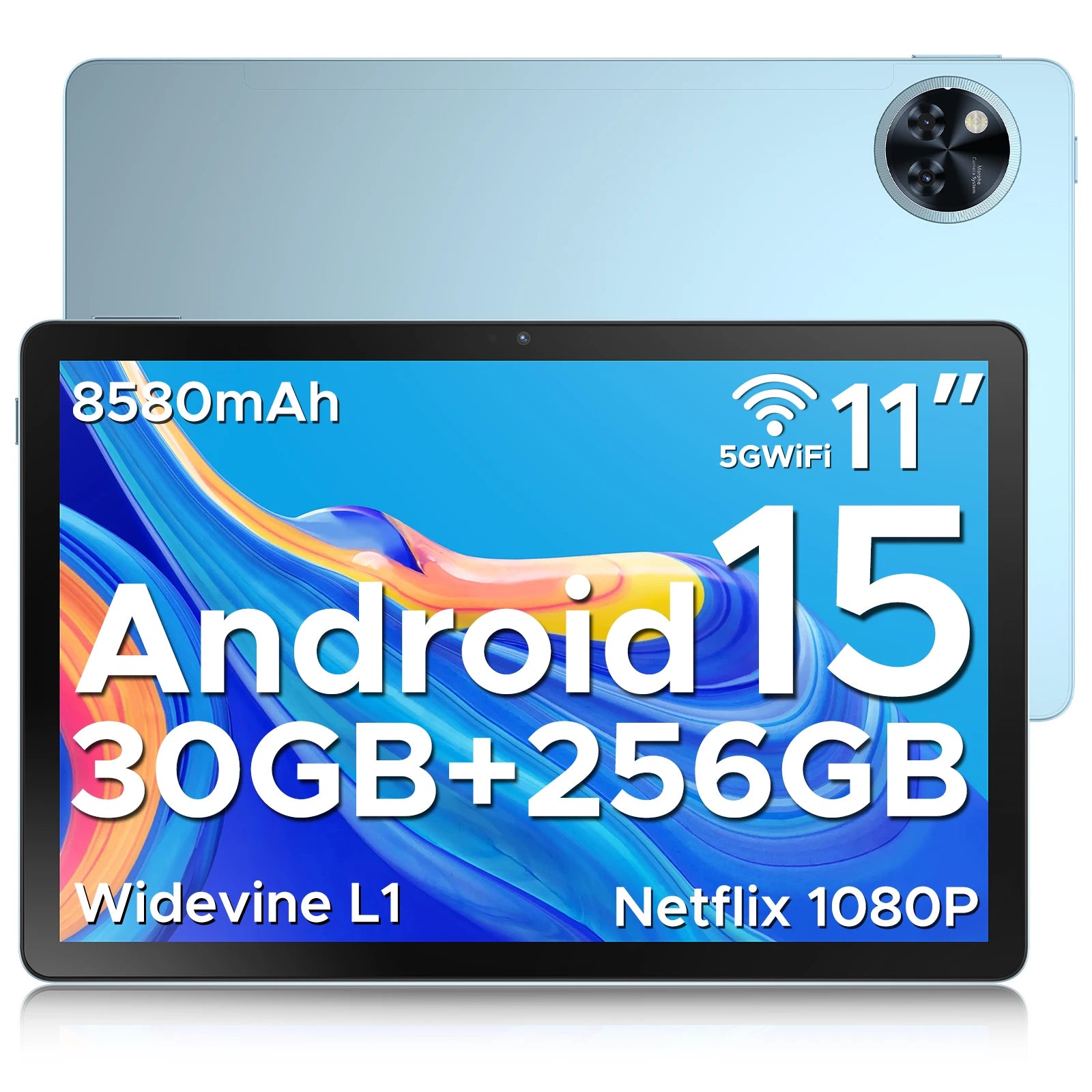 Tablette DOOGEE U11 Pro 11" Android 16 - 30GB RAM (6+24) + 256GB - Écran 90Hz - 8580mAh