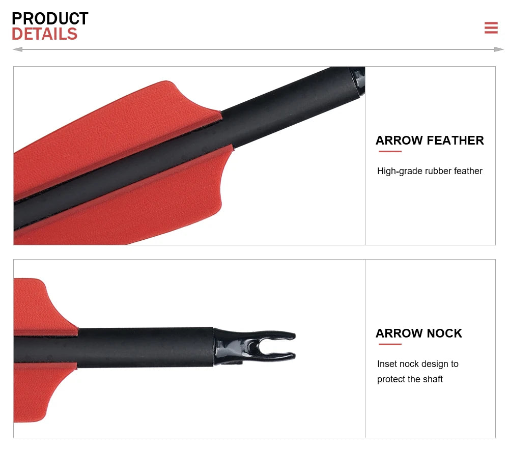 Arc Recurve Tir à l'Arc 20-50lbs Démontable avec Flèches Carbone Carquois Cible Entraînement