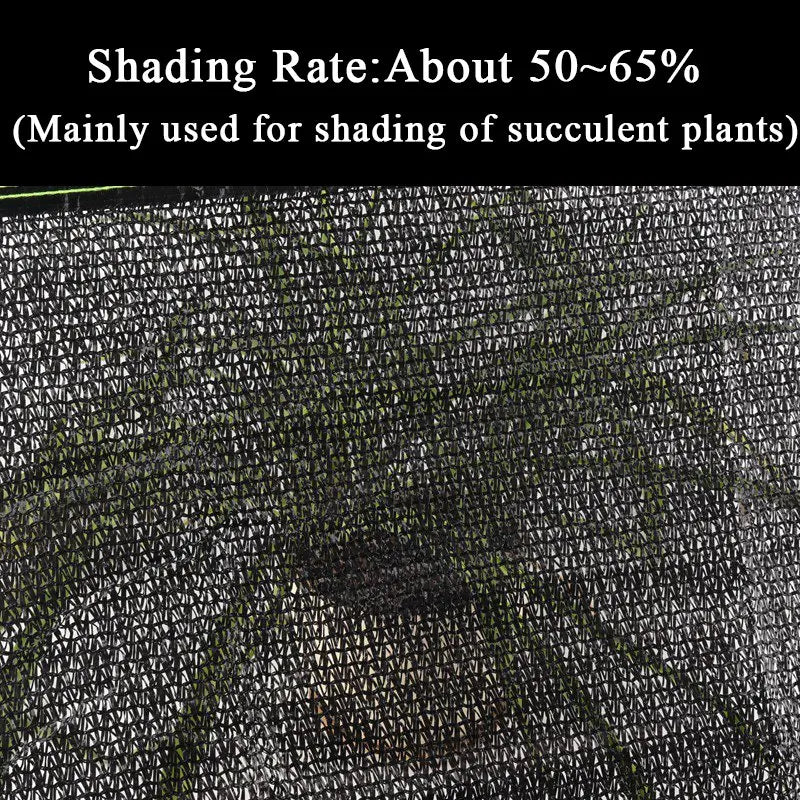 Filet d'Ombrage HDPE Noir 4/6/12PIN – Pare-Soleil Anti-UV 50~90% | Jardin, Serre, Pergola