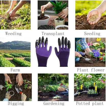 Gants de Jardinage avec Griffes – Anti-Glissement, Respirants, Imperméables – Homme & Femme