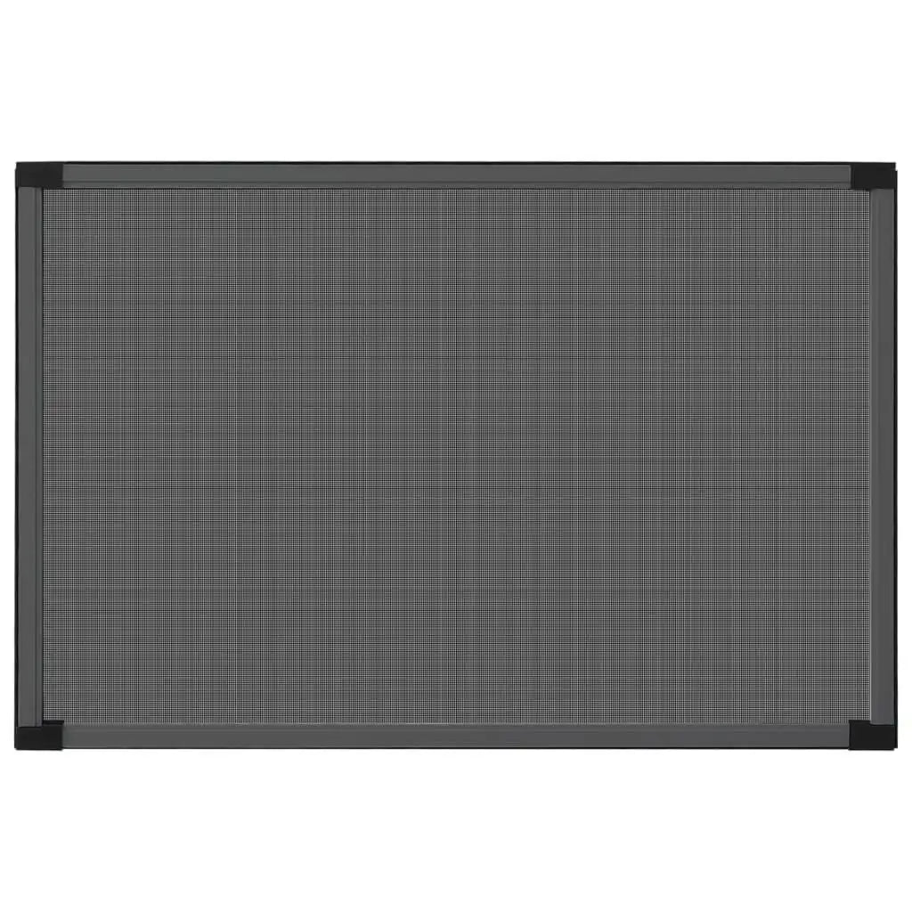 Moustiquaire Extensible pour Fenêtre vidaXL – Cadre Aluminium, (75-143)x50 cm, Sans Perçage