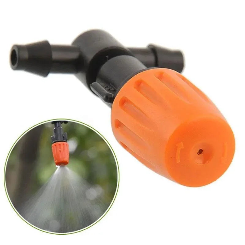 Kit de Brumisation et Irrigation par Aspersion – Tuyau PE 4/7mm, 5m à 20m, Arrosage Automatique Jardin