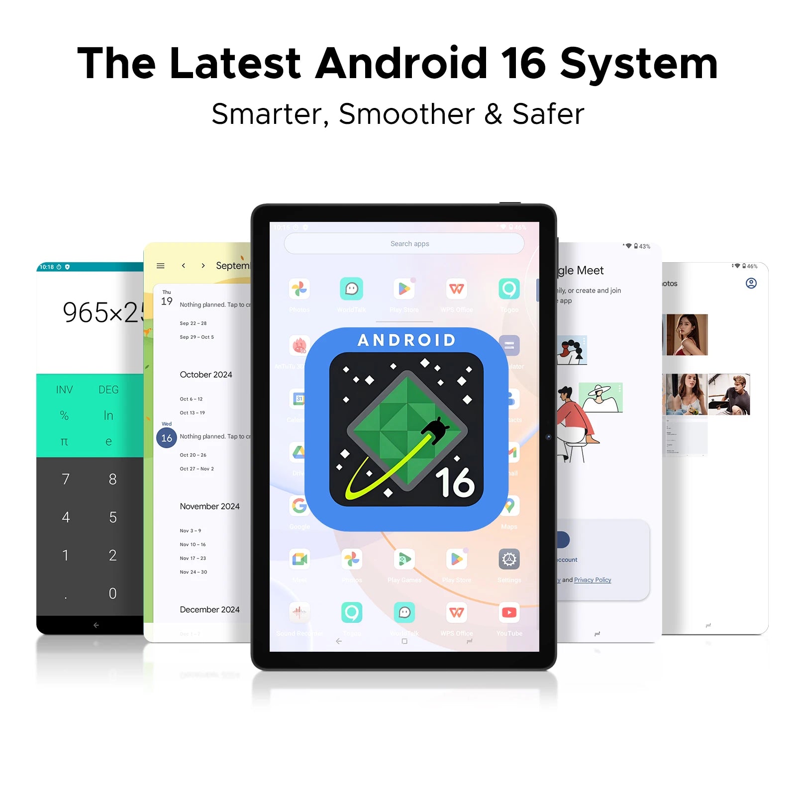 Tablette DOOGEE U11 11" Android 16 - 4GB+128GB - Écran 90Hz - Double Haut-Parleur - 8580mAh