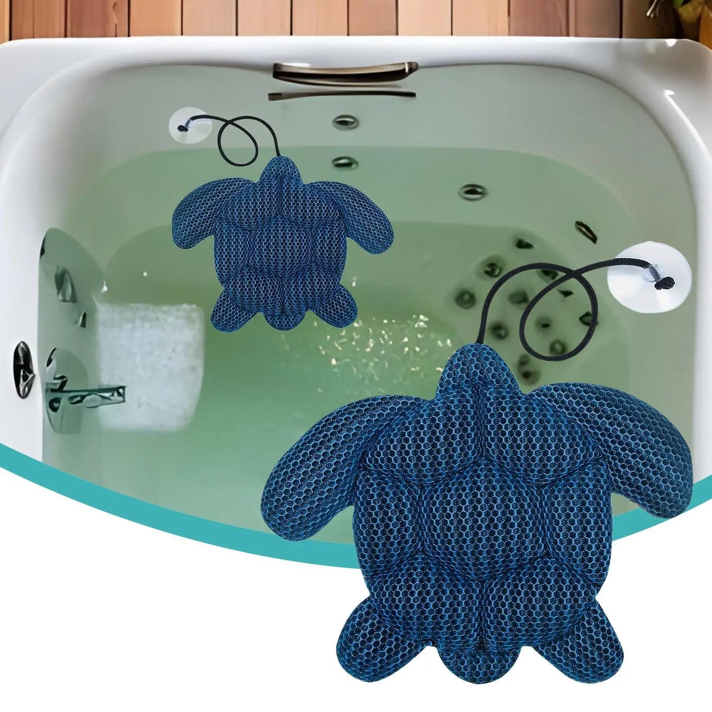 Absorbeur de Graisses Forme Tortue – Éponge Flottante pour Spa, Jacuzzi et Piscine