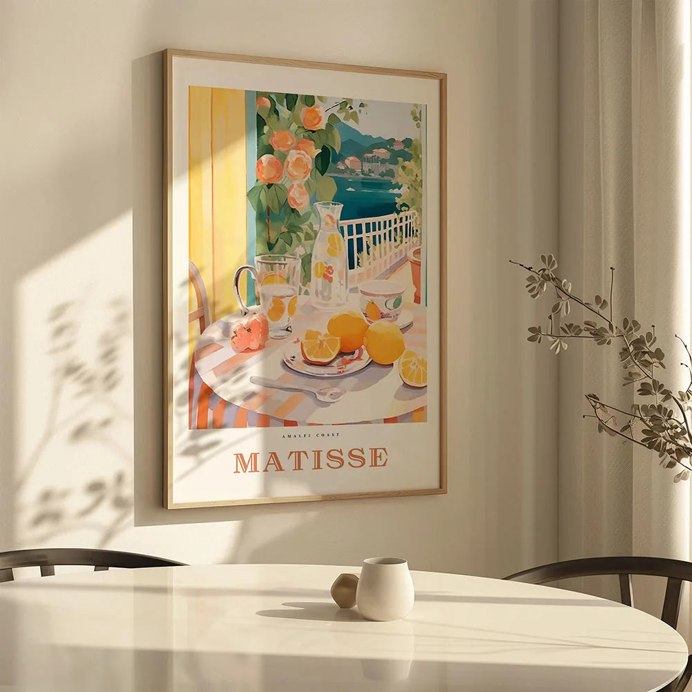 Affiche Capri Citrons La Dolce Vita