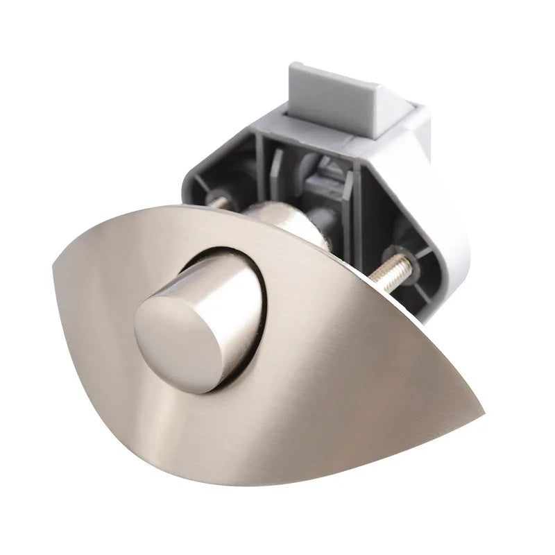 Lot de 2 Poignées Demi-Lune Push Lock en Alliage de Zinc - Caravane RV Camping-Car