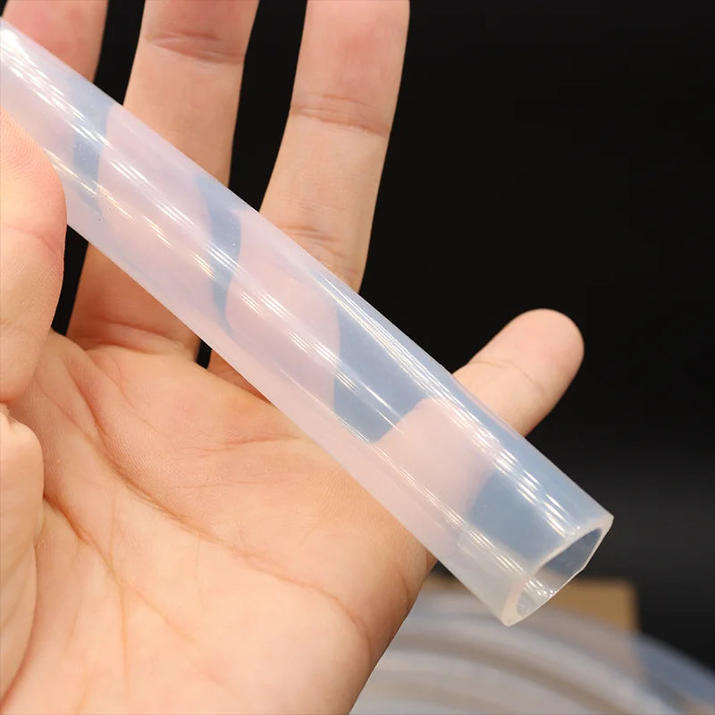 Tuyau Silicone Alimentaire Transparent | Flexible Non Toxique 2 à 18mm - 1m ou 5m