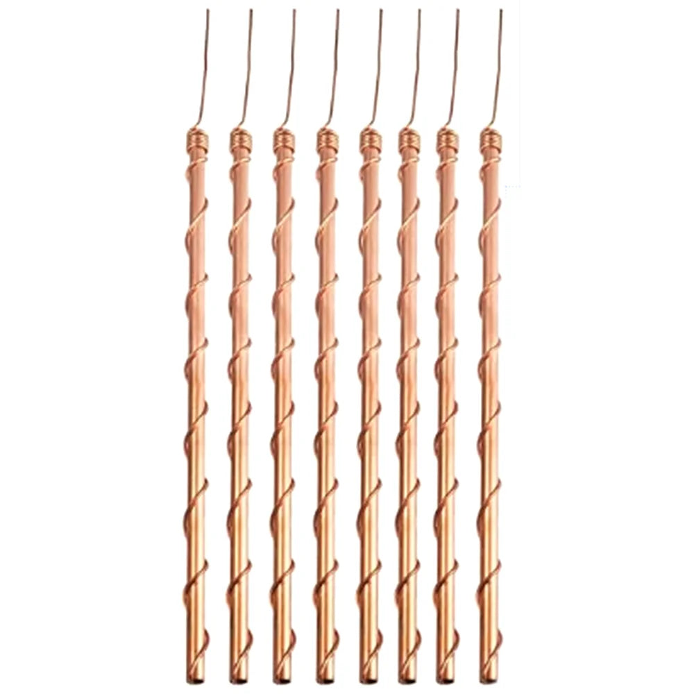 Antennes d’électroculture en cuivre pur 99,99% – Tuteurs de jardin haute performance | Éco-responsable