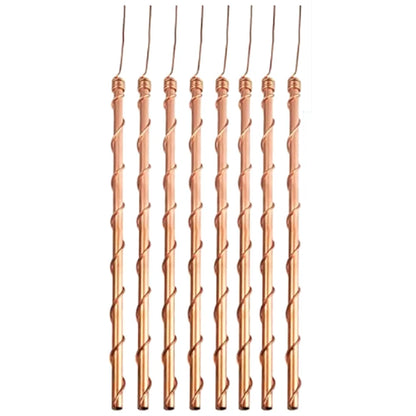 Antennes d’électroculture en cuivre pur 99,99% – Tuteurs de jardin haute performance | Éco-responsable