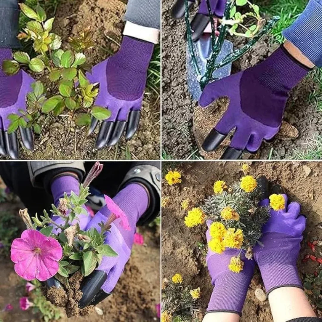 Gants de Jardinage avec Griffes – Anti-Glissement, Respirants, Imperméables – Homme & Femme