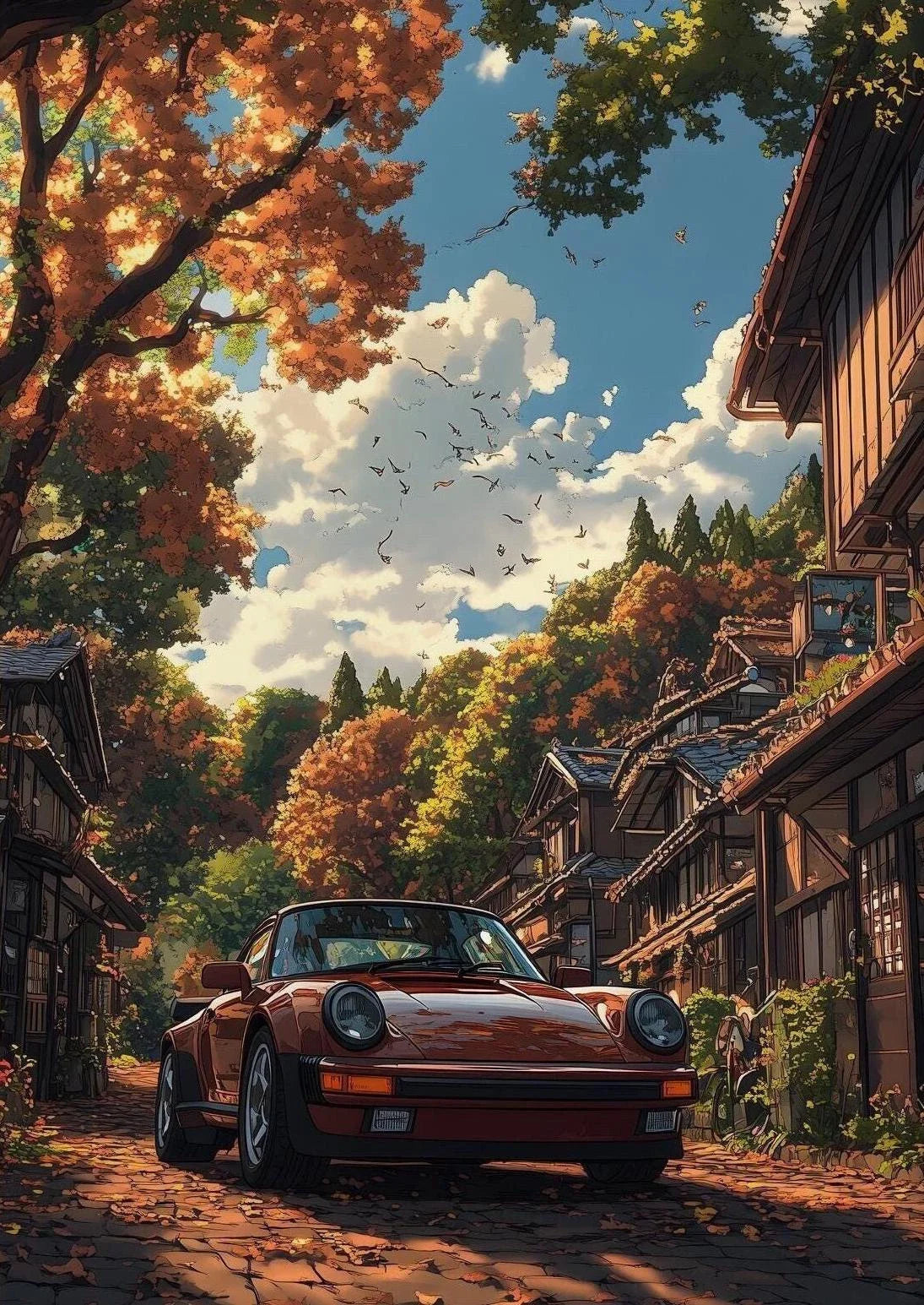 Affiche Classique Porsche 911