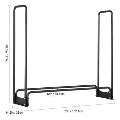 Range-Bûches Extérieur avec Bâche Imperméable 600D – 3 Tailles | SucceBuy
