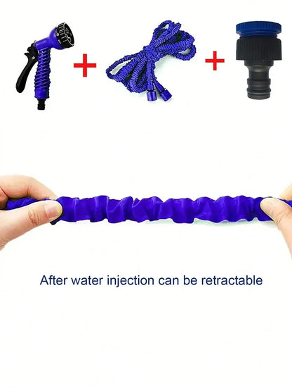 Tuyau d'Arrosage Extensible avec Pistolet Haute Pression 7 Modes