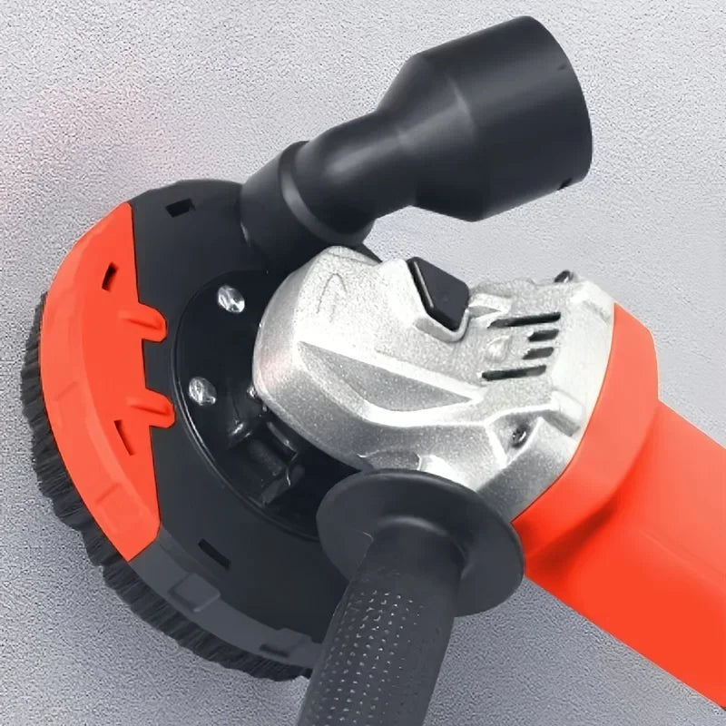 Carter Protection Poussière Meuleuse 100-125mm Capot Aspiration Béton Pierre Coupe Disque