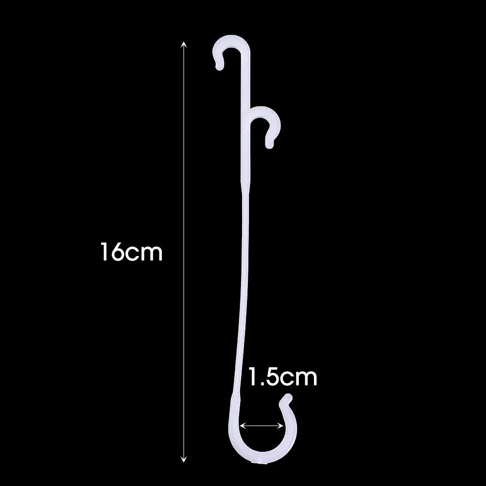 Crochets en J pour Plantes et Tomates – Attaches Réutilisables pour Treillage et Tuteurage (9,5 à 16 cm)