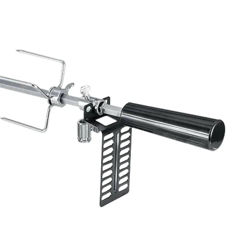 Kit Rôtissoire Électrique BBQ 120cm - Broche Rotative Barbecue Extérieur Grill