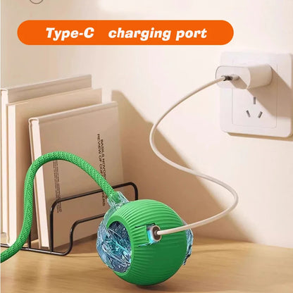 Balle Roulante Automatique pour Chien – 3 Modes, Recharge USB-C | Chiot & Chat