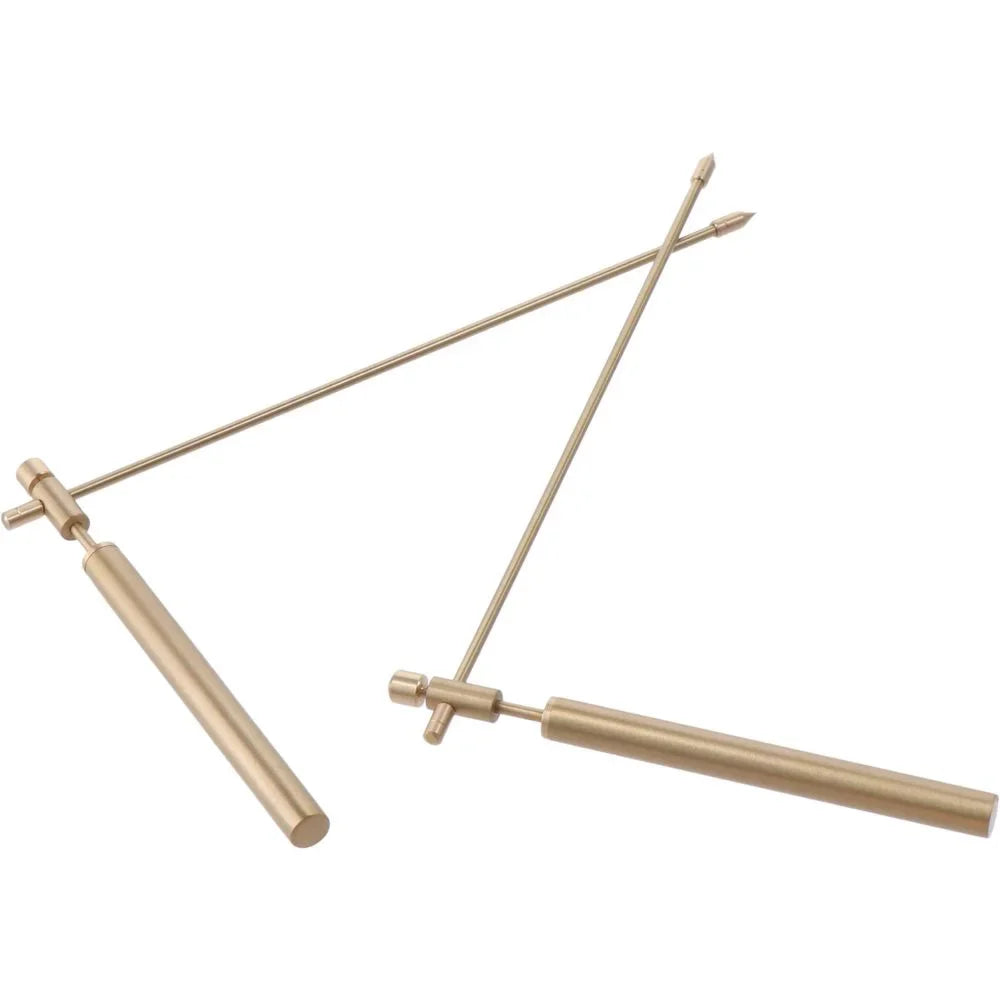 Baguettes de sourcellerie en cuivre pur 99,9% – Lot de 2 | Radiesthésie & Chasse aux fantômes