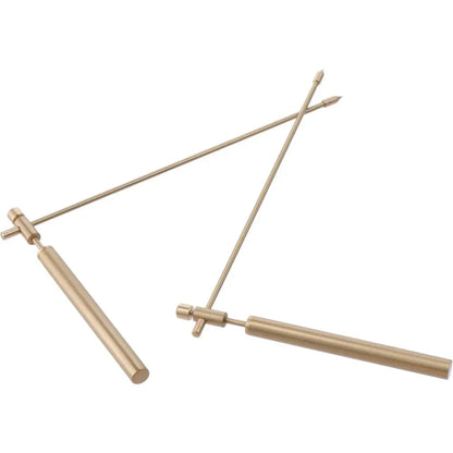 Baguettes de sourcellerie en cuivre pur 99,9% – Lot de 2 | Radiesthésie & Chasse aux fantômes