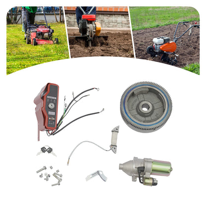 Kit Démarrage Électrique – Volant Moteur + Démarreur + Boîtier Clé pour Honda GX160 GX200 GX340 GX390